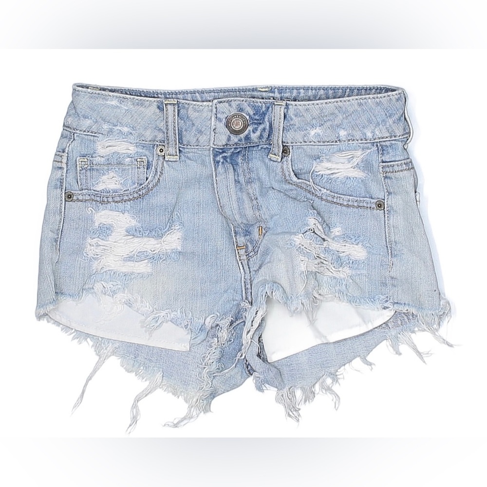 American Eagle Distressed Denim Shorts